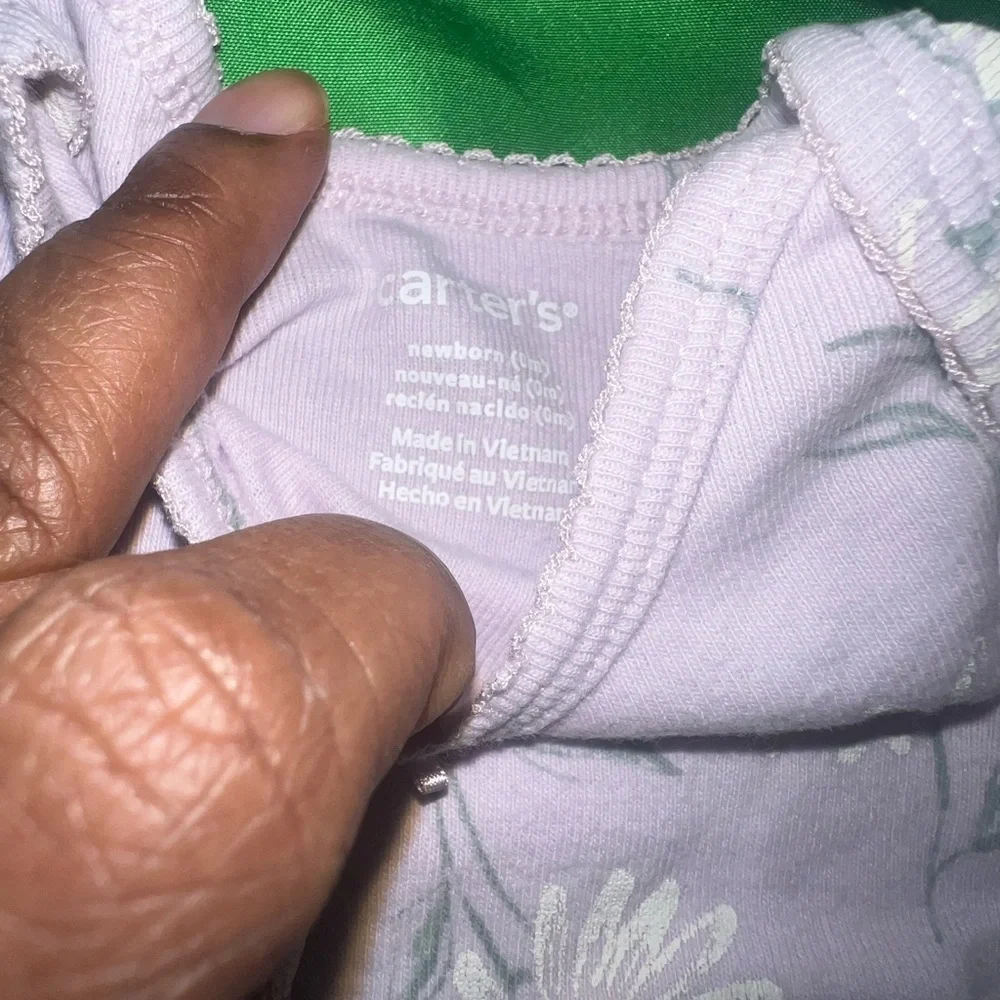 Carter's Strawberry and Floral Bodysuits size Newborn